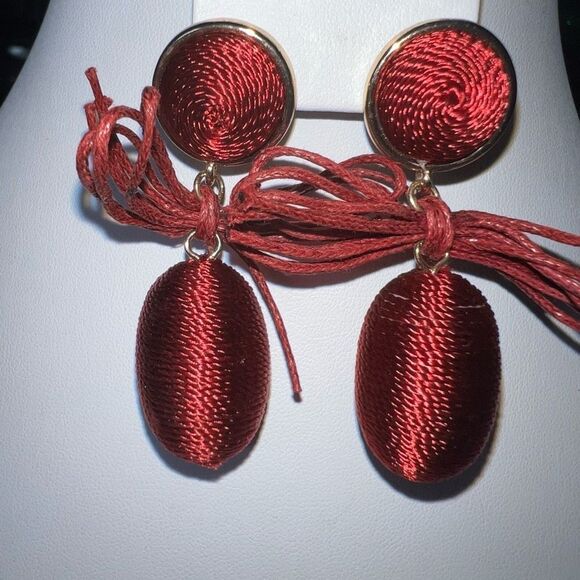 SugarFix by Bauble Bar Red Thread Dangle Earrings - Picture 4 of 8